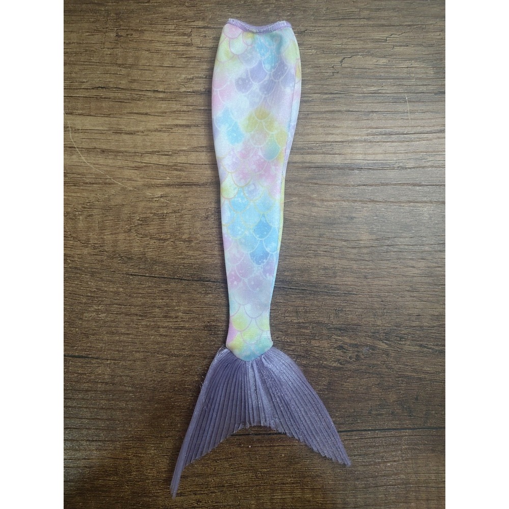 Vintage 1990s Mermaid Doll Tail Fin Costume Clothing - Too Small For Barbie Z19